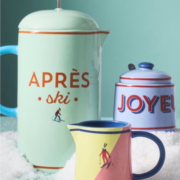 Apres ski stoneware creamer Anthropologie - Picture 2 of 2